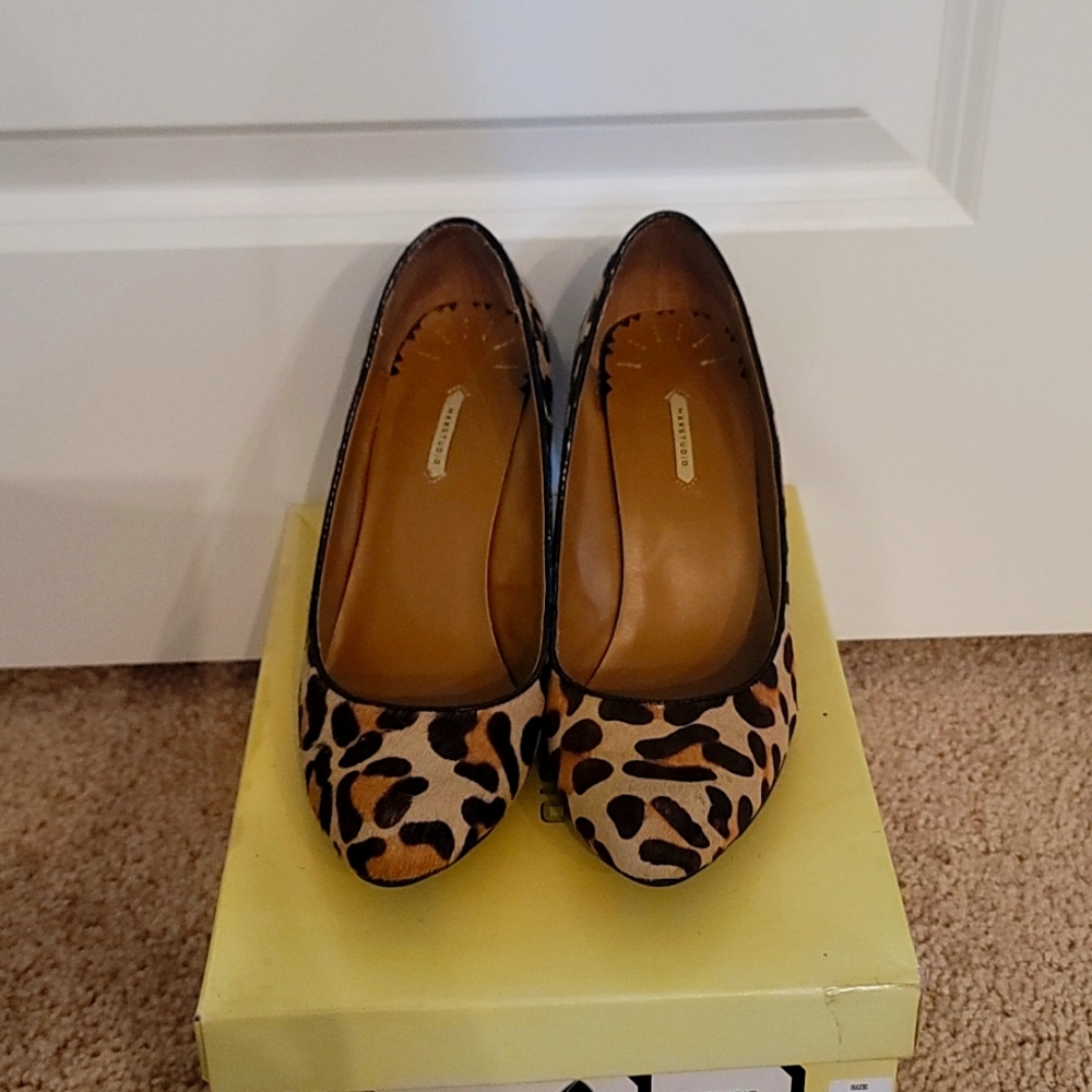 Leopard Print Max Studio Wedges size 6